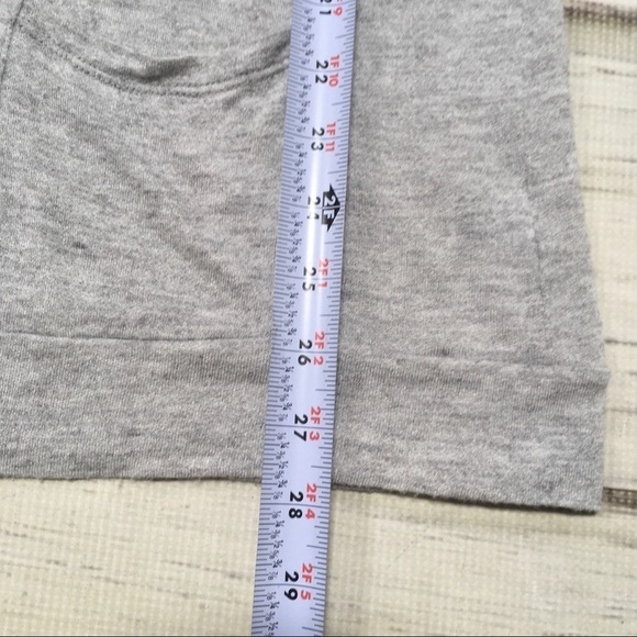 Revolve LA Made Sweater Cardigan Gray Pockets Button Small - Picture 6 of 13